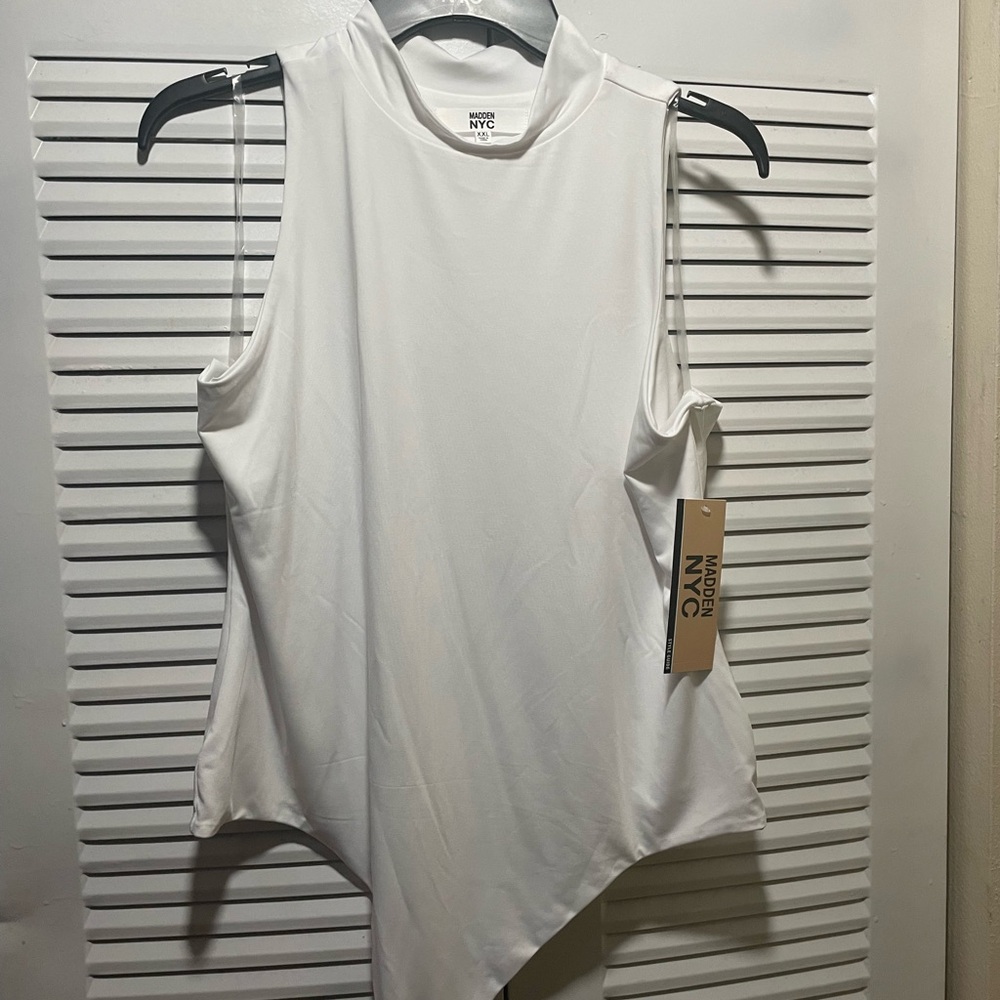 MADDEN NYC MOCK NECK BODYSUIT - Picture 6 of 6